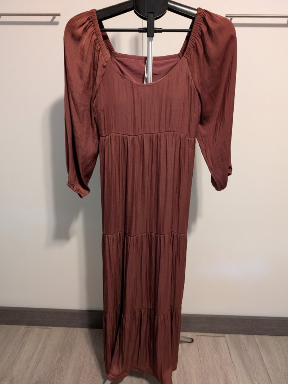 Soma 3/4 sleeve tiered maxi - Small